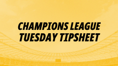 Betfair banner for Champions League betting tips on Tuesday